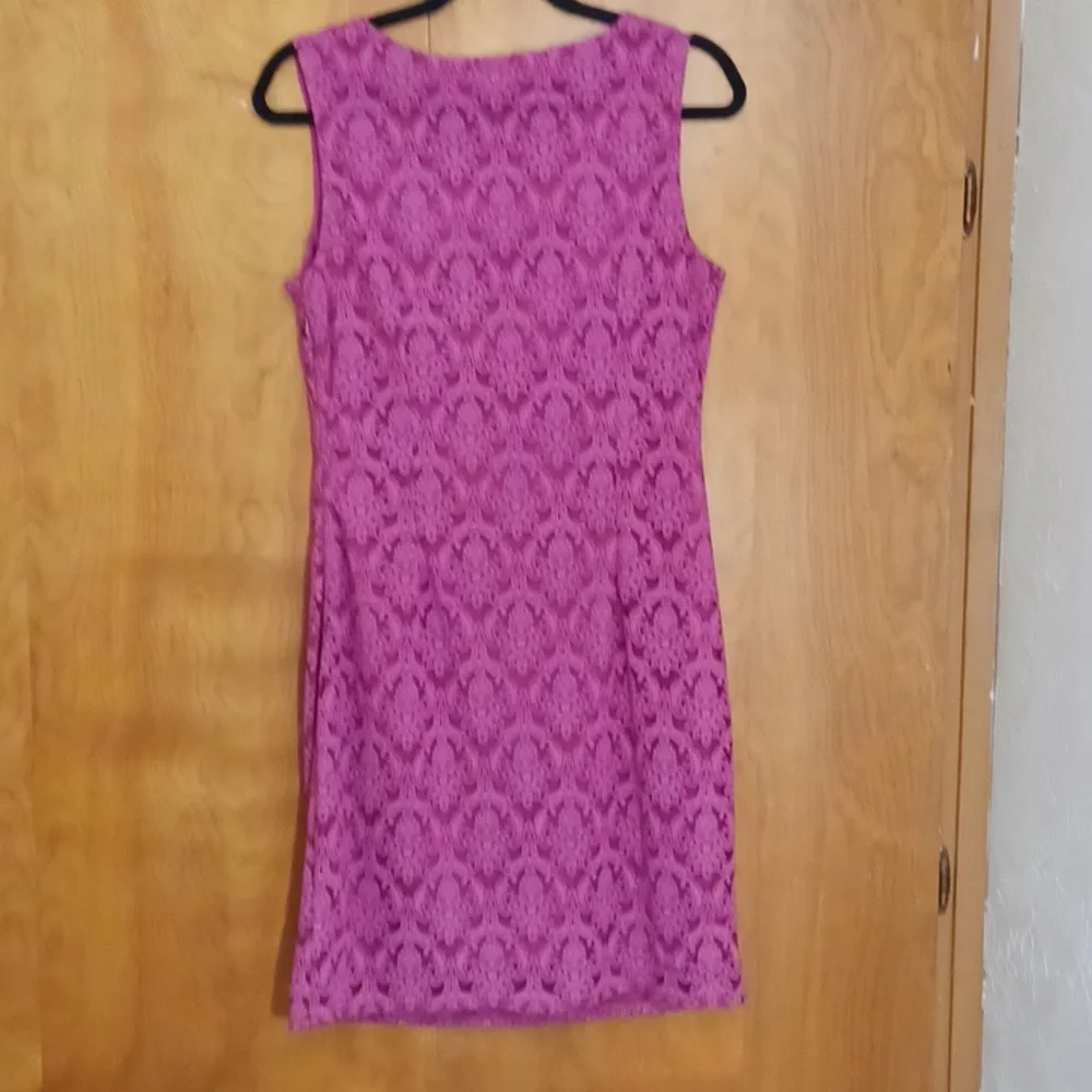 Festive Fuchsia Sleeveless Party Dress  Size M, NWT